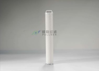 Kartrid Filter Kedalaman Lipit Filter Air Aliran Tinggi Filter Kartrid RO 5000L / H Untuk Mesin Pengolahan Air