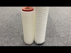 1um-5um Mikron PP Filter pleated Max suhu operasi 82C