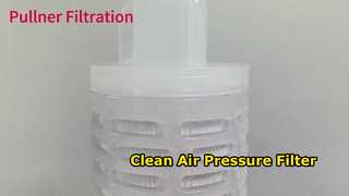Kartrid filter lipit PTFE 30 inci untuk tekanan udara