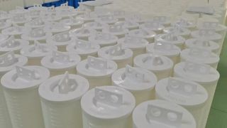 Kartrid Filter Aliran Tinggi 5um Bahan Polypropylene 60 Inci