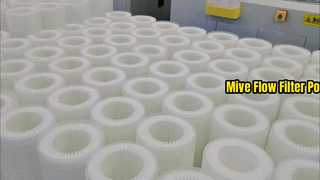 Kartrid filter aliran tinggi PP Deep Pleated RO 6.6㎡