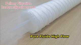 Kartrid Filter Luka Tali Filtrasi Aliran Tinggi