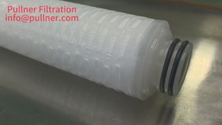 Kartrid filter koneksi 222 lipit PP berkualitas tinggi 40 inci