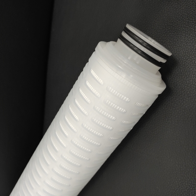 Tingkat Aliran Kartrid Filter Pleated Tersedia Panjang 5-40 Inci Dan Diameter Luar 68.5mm