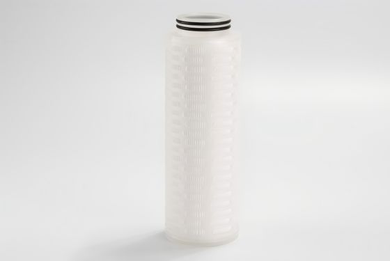 Seri 83 Kartrid Filter Pleated Ф80mm untuk FPD Manufaktur dengan 120L/Min Tingkat Aliran Tinggi