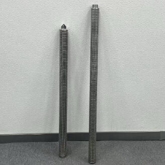 Kartrid Filter Pleated dari Serat Baja Rustless Felt dengan Kapasitas Penampung Kotoran Tinggi