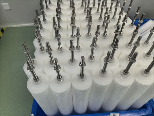 40 inci Condensate Polishing Filter dengan 3.5m3/h ~ 4.5m3/h Aliran untuk pembangkit listrik untuk menghilangkan besi oksida