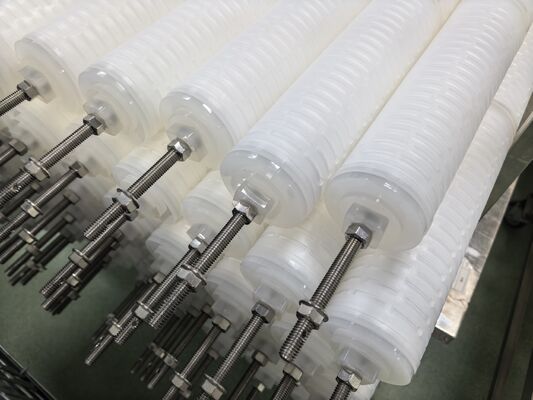 60 inci panjang Polypropylene (PP) bahan PHFZ aliran tinggi kondensat polishing Filter Cartridge