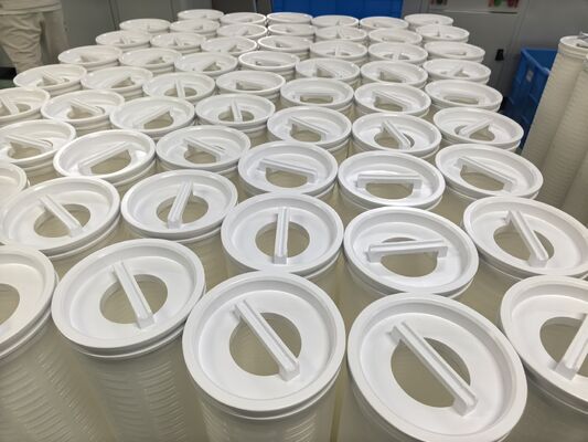 40 inci Filter Cartridge Aliran Tinggi untuk Filtrasi Air Laut dengan Desain Ujung Ganda Terbuka