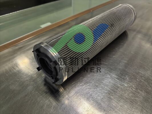 Tutup Akhir Filter yang Disesuaikan: Kartrid Filter Lipit Baja Tahan Karat 316L 10 inci Felt Serat Sinter untuk Filtrasi Industri Suhu Tinggi