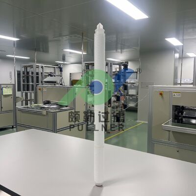 40 inci High Flow PES Membrane Filter Cartridge untuk Filtrasi Mikroelektronika