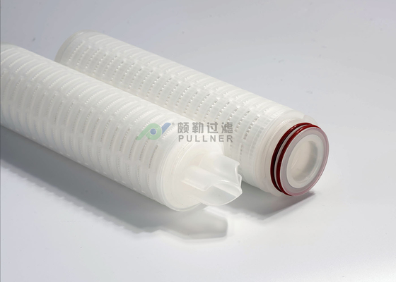 Kartrid Filter PTFE Tingkat Retensi Tinggi 0.45um Untuk Pra Filtrasi Air RO