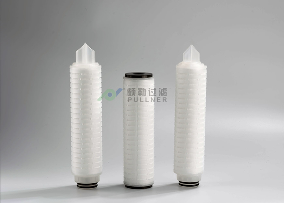 Kartrid Filter PTFE Tingkat Retensi Tinggi 0.45um Untuk Pra Filtrasi Air RO