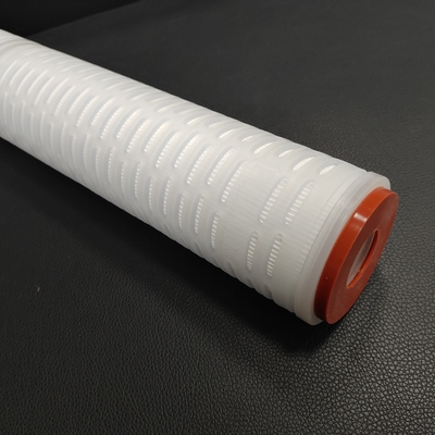 Tingkat Aliran Kartrid Filter Pleated Tersedia Panjang 5-40 Inci Dan Diameter Luar 68.5mm