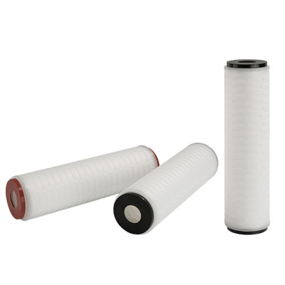 High Flow Rate Pleated Filter Cartridge untuk Sterilisasi Air Panas 85C/30min