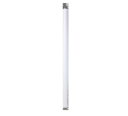 OD 60MM String Wound Filtration Cartridge Dengan Instainless Steel 304/316 Support Core