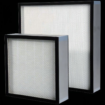 Kartrid Filter Hepa Partikel Udara Efisiensi Tinggi Bertahan Suhu Tinggi Seri PGHP