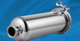 Perangkat penyaringan pipa kelas sanitasi dengan desain aliran atas-masuk-turun-keluar sesuai dengan standar GB150-2011