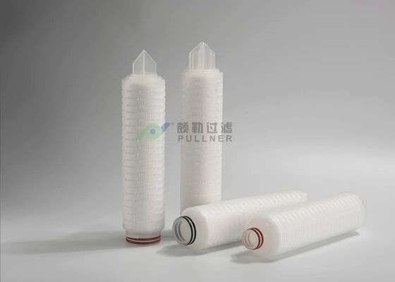 Kartrid Filter PTFE All-Teflon dengan bahan PVDF untuk aplikasi tahan kimia dan curah hujan rendah