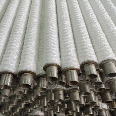 Kartrid Filter Aliran Tinggi Lilitan Tali Seri PLX dengan Struktur Sarang Lebah untuk Penurunan Tekanan Kecil dan Kapasitas Penampungan Polutan yang Besar