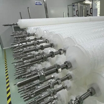 PHFZ Series Backflushable Pleated Filter Cartridge untuk Penghapusan Besi di Air Kondensasi Pembangkit Listrik dengan Desain Las 40 "dan 30"