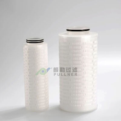 Seri 130 φ130mm Kartrid Filter Aliran Tinggi Lipit dengan Laju Aliran 200L/menit dan Luas Filtrasi 2m²