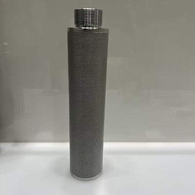 Kartrid filter jaring kawat sinter multilayer baja tahan karat 316L 10 inci dengan ketahanan suhu tinggi dan korosi untuk aplikasi aliran tinggi
