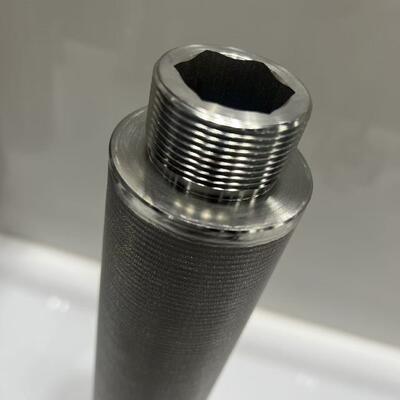 Kartrid Filter Jaring Sinter Baja Tahan Karat 316L 10 inci dengan Ketahanan Suhu Tinggi dan Korosi untuk Aplikasi Aliran Tinggi