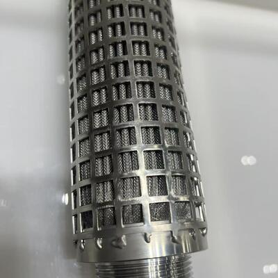 Kartrid Filter Felt Serat Baja Bertahan Suhu Tinggi 316L dengan Area Filtrasi Besar