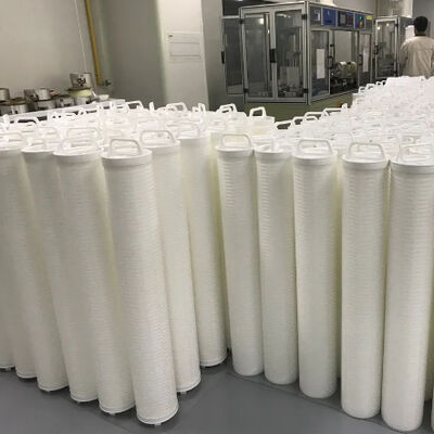 6.5 inci 110m3/H Polypropylene High Flow Filter Cartridge untuk desalination air laut dengan kapasitas pemegang kotoran tinggi