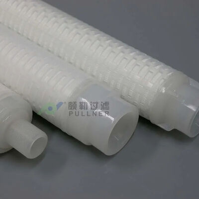 Backwashable High Flow PP Pleated Filter Cartridge with 6" Large Diameter and 1 µm to 70 µm Micron Ratings for Water Treatment