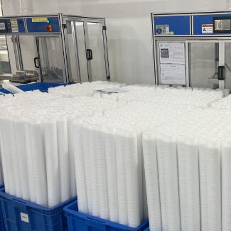 70 '' Power Plant Filter Cartridge dengan 1um untuk 10um Mikron dan stainless steel 304/316L untuk Condensation Water Filtration