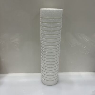 10 inci PP Melt Blown Filter Cartridge dengan kepadatan pori bertingkat dan sertifikasi ISO9001 untuk pemurnian air