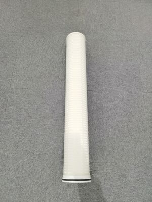 60 Inch High Flow Filter Cartridge dengan Media Polypropylene Pleated untuk 0.1um-100um Filtrasi Air