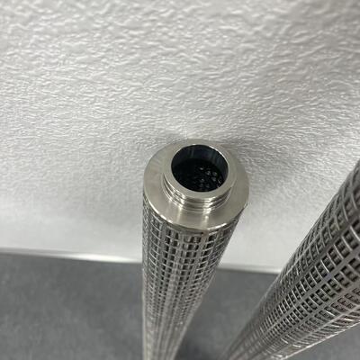 Kartrid Filter Pleated dari Serat Baja Rustless Felt dengan Kapasitas Penampung Kotoran Tinggi