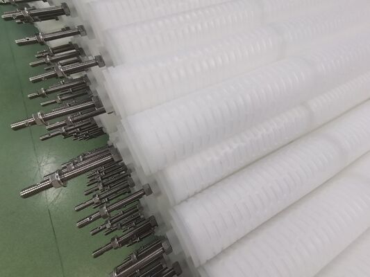 40 inci Condensate Polishing Filter dengan 3.5m3/h ~ 4.5m3/h Aliran untuk pembangkit listrik untuk menghilangkan besi oksida