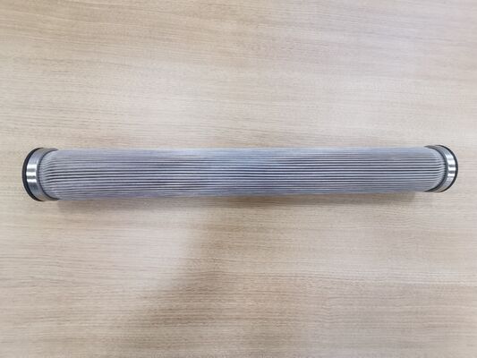 Kartrid Filter Serat Felt Sinter Baja Rustless dengan suhu tinggi, tekanan, dan ketahanan korosi