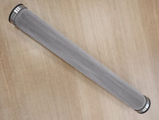 Kartrid Filter Serat Felt Sinter Baja Rustless dengan suhu tinggi, tekanan, dan ketahanan korosi