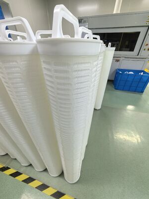 Bahan PP yang dibuat 60 Inch High Flow Filter Cartridge untuk Filtrasi Air Laut
