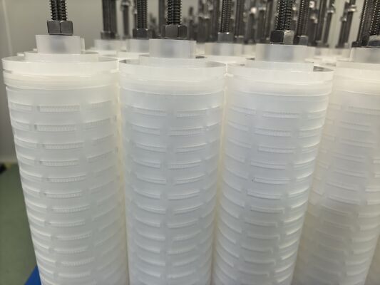 40 inci Condensate Polishing Filter dengan 3.5m3/h ~ 4.5m3/h Aliran untuk pembangkit listrik untuk menghilangkan besi oksida