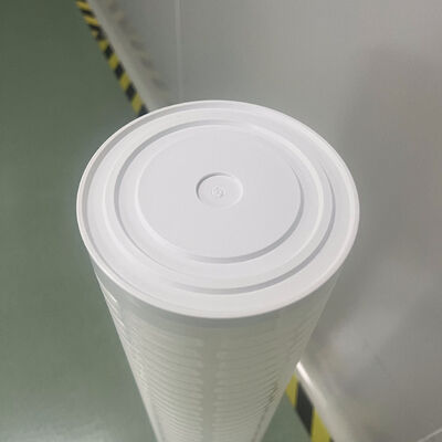 40 inci High Flow Filter Cartridge dengan 110M3/H Flow Rate dan PP Filter Media untuk Pengolahan Air