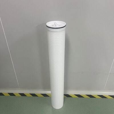 40 inci High Flow Filter Cartridge dengan 110M3/H Flow Rate dan PP Filter Media untuk Pengolahan Air