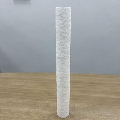 20 inci Melt Blown Filter Cartridge dengan Kepadatan Pori Bertingkat dan Sertifikasi ISO9001 untuk Pemurnian Air