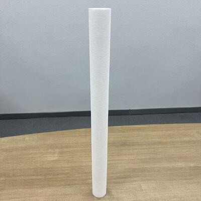 20 inci Melt Blown Filter Cartridge dengan Kepadatan Pori Bertingkat dan Sertifikasi ISO9001 untuk Pemurnian Air
