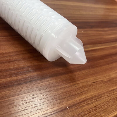 30 inci PP Pleated High Flow Filter Cartridge dengan Media Polipropilena 0.45um untuk Filtrasi Air