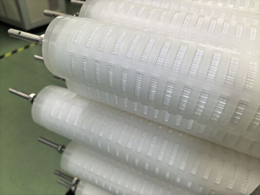 70 Inci' panjang Bahan Polypropylene (PP) Filter Kartrid Pemoles Kondensat Aliran Tinggi PHFZ