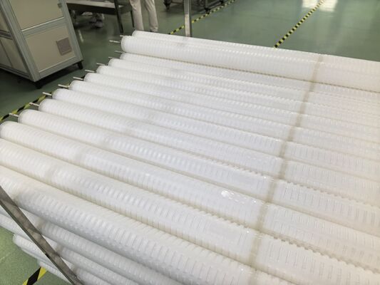 70 Inci' panjang Bahan Polypropylene (PP) Filter Kartrid Pemoles Kondensat Aliran Tinggi PHFZ