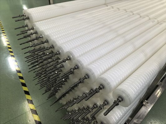 70 Inci' panjang Bahan Polypropylene (PP) Filter Kartrid Pemoles Kondensat Aliran Tinggi PHFZ