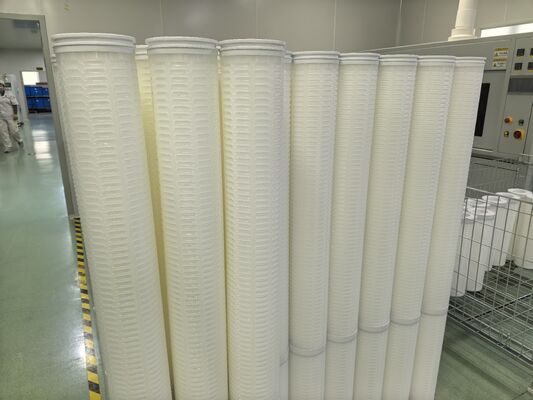 Bahan PP yang dibuat 60 Inch High Flow Filter Cartridge untuk Filtrasi Air Laut