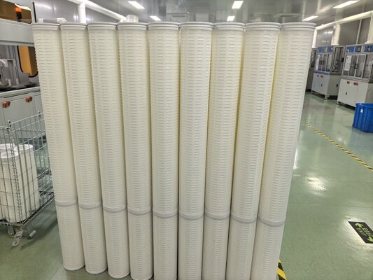 Bahan PP yang dibuat 60 Inch High Flow Filter Cartridge untuk Filtrasi Air Laut